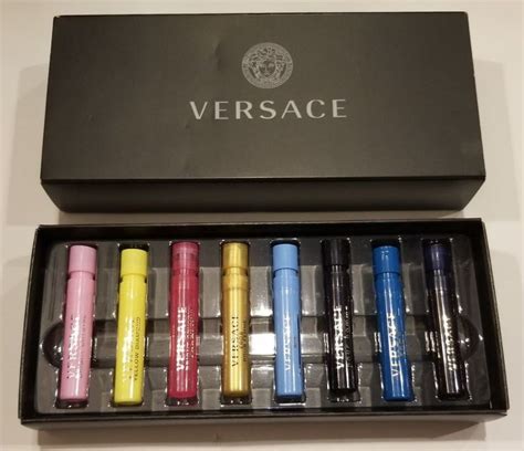 versace rollerball cologne|Versace perfume sample set.